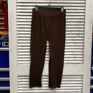 Yelete Brown Leggings OS